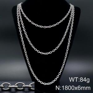 Stainless Steel Necklace - KN93528-Z