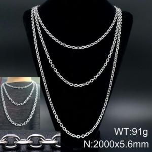 Stainless Steel Necklace - KN93533-Z