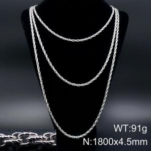 Stainless Steel Necklace - KN93534-Z