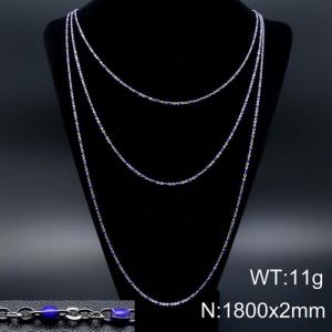 Stainless Steel Necklace - KN93558-Z