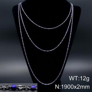 Stainless Steel Necklace - KN93559-Z