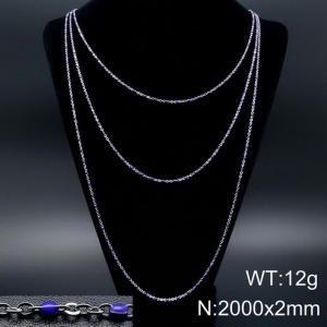 Stainless Steel Necklace - KN93560-Z