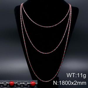 Stainless Steel Necklace - KN93567-Z