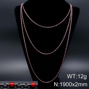 Stainless Steel Necklace - KN93568-Z