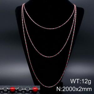 Stainless Steel Necklace - KN93569-Z