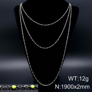 Stainless Steel Necklace - KN93589-Z