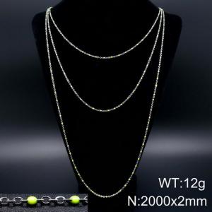 Stainless Steel Necklace - KN93590-Z