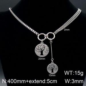 Stainless Steel Necklace - KN93680-Z