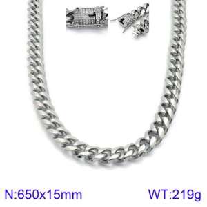 Stainless Steel Necklace - KN93828-Z