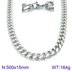 Stainless Steel Necklace - KN93843-Z