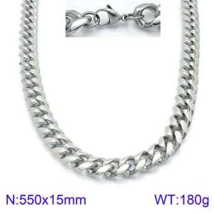 Stainless Steel Necklace - KN93844-Z