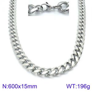 Stainless Steel Necklace - KN93845-Z