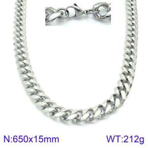 Stainless Steel Necklace - KN93846-Z