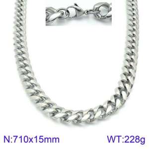 Stainless Steel Necklace - KN93847-Z