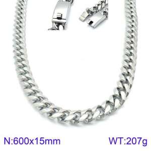 Stainless Steel Necklace - KN93857-Z