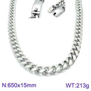 Stainless Steel Necklace - KN93858-Z