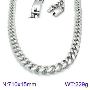 Stainless Steel Necklace - KN93859-Z