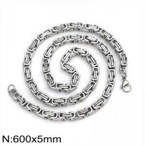 Stainless Steel Necklace - KN9513-H