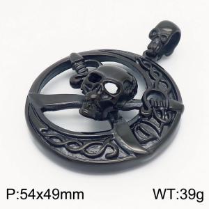 Stainless Skull Pendants - KP100369-JX