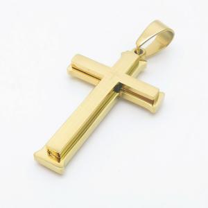 Stainless Steel Cross Pendant - KP115601-HR