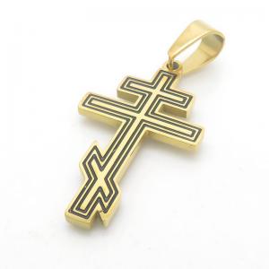 Stainless Steel Cross Pendant - KP115603-HR