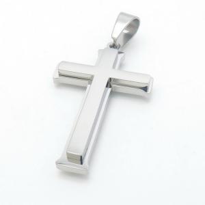 Stainless Steel Cross Pendant - KP115633-HR