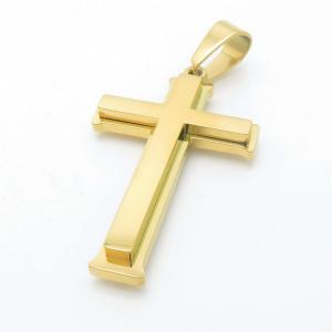 Stainless Steel Cross Pendant - KP115634-HR