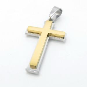 Stainless Steel Cross Pendant - KP115636-HR