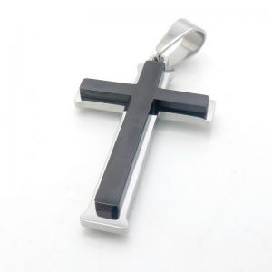 Stainless Steel Cross Pendant - KP115637-HR