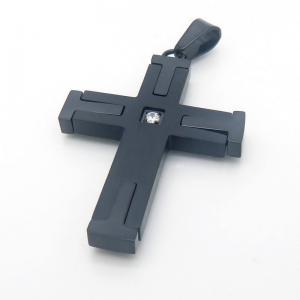 Stainless Steel Cross Pendant - KP115640-HR