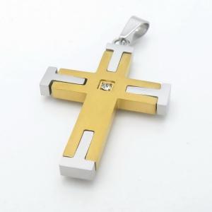 Stainless Steel Cross Pendant - KP115641-HR