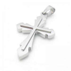 Stainless Steel Cross Pendant - KP115653-HR