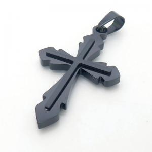 Stainless Steel Cross Pendant - KP115654-HR