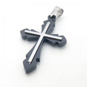 Stainless Steel Cross Pendant - KP115656-HR