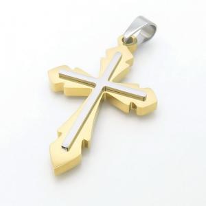 Stainless Steel Cross Pendant - KP115657-HR