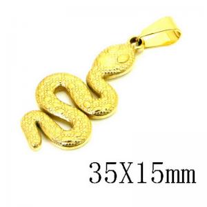 Stainless Steel Gold-plating Pendant - KP115718-NT