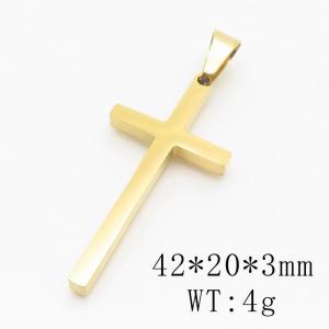 Stainless Steel Cross Pendant - KP115764-RR