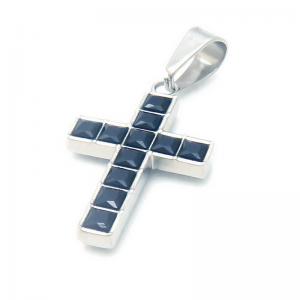 Stainless Steel Cross Pendant - KP115808-HR