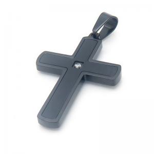 Stainless Steel Cross Pendant - KP115838-HR