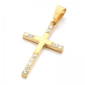 Stainless Steel Cross Pendant - KP115890-HR