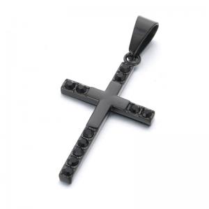 Stainless Steel Cross Pendant - KP115891-HR