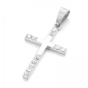 Stainless Steel Cross Pendant - KP115893-HR