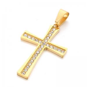 Stainless Steel Cross Pendant - KP115894-HR