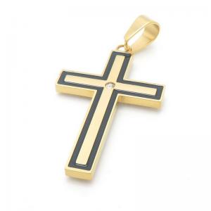 Stainless Steel Cross Pendant - KP116138-HR