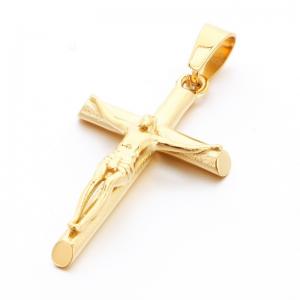 Stainless Steel Cross Pendant - KP116148-HR