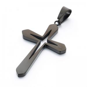 Stainless Steel Cross Pendant - KP116151-HR