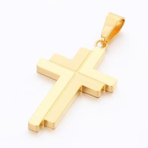 Stainless Steel Cross Pendant - KP116156-HR