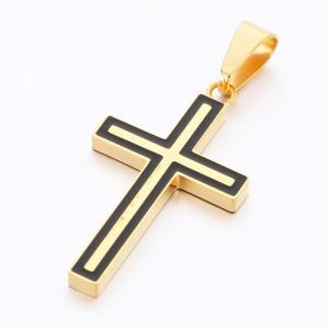 Stainless Steel Cross Pendant - KP116160-HR