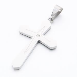 Stainless Steel Cross Pendant - KP116165-HR