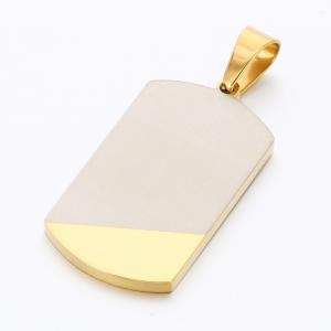 Stainless Steel Gold-plating Pendant - KP116173-HR